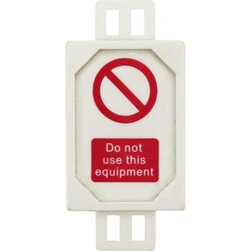 Lockey Engineering Universal Scaffold Safety Tag Customized ABS Scaffolding Holder Tag