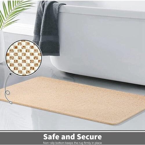 Bathroom Non-Slip Mats Shower Room Bathing Stepping Mats PVC Quick-Drying Soft Bathroom Toiletsaterproof Mats