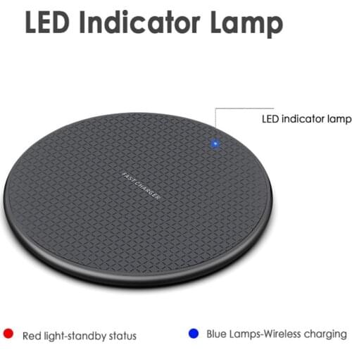 New 10W Qi Fast Wireless Charger For IPhone 11 XS XR 8 Plus USB Quick Wireless Charging Pad For IPhone Samsung Huawei Xiaomi