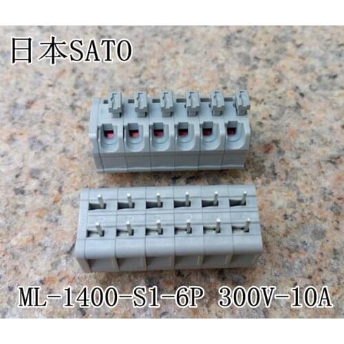 Original new 100% ML-1400-S1-6P terminal connector 6 bits 300V-10A