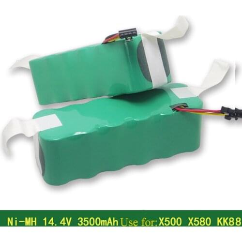 Soravess 14.4V SC NI-MH Rechargeable Battery Pack 3500mAh Vacuum Cleaner For X500 X800 KK8 CR120 CR121 E-R300G Sweping Robot