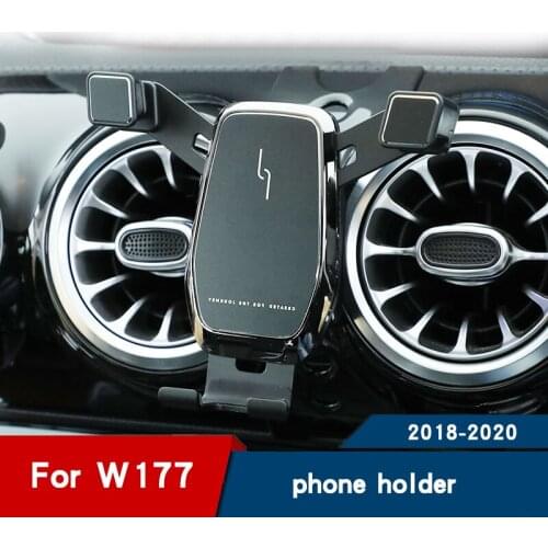 Car phone stand for Mercedes W177 V117 35 AMG A200 220 A250 air vent Mobile phone stand Interior accessories Mobile phone holder