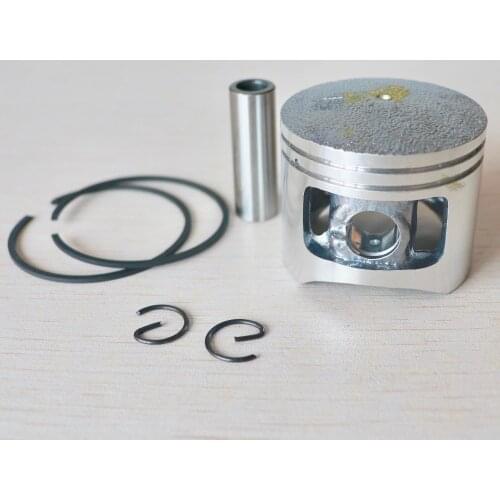 Chainsaw Piston Kit 43mm For Chinese 4500 45cc G4500 Gas Cylinder Engine Motor w/ Pin Rings Circlips Spare Parts