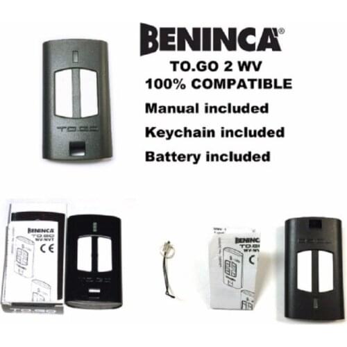 3pieces Beninca TO.GO 2WV RF transmitter/Handsender replacement Very good