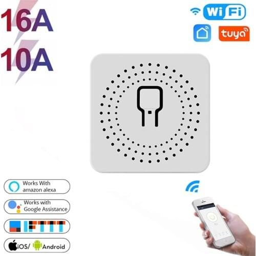 10A/16A 2 Way DiY WiFi Smart Light Switch Relay Module Smart Home Smart Life Tuya APP Remote Control Work With Alexa Google Home