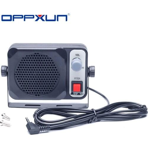 OPPXUN TS-650 Mini External Speaker Ts650 For Yaesu Kenwood ICOM Motorola Ham Radio CB Hf Transceiver Car Walkie Talkie