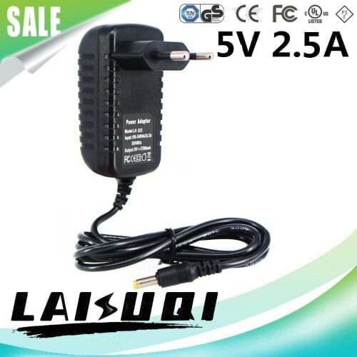 10pcs 5V 2.5A DC4.0*1.7mm EU Plug AC/DC Power Adaptor 5V2A Compatible Replace 5V 3A 2A Supply Charger LAISUQI New Hot Sale