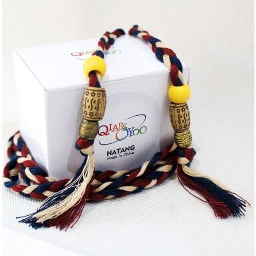 160cm DIY handmade decorative rope belt clothes accessories 100%Cotton cords Weave tassel skirt accessories