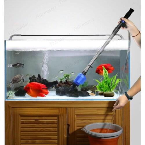 Fish tank aquarium electric sand washer siphon fish tank cleaner water changer algae scraper Water change pump Sand washer