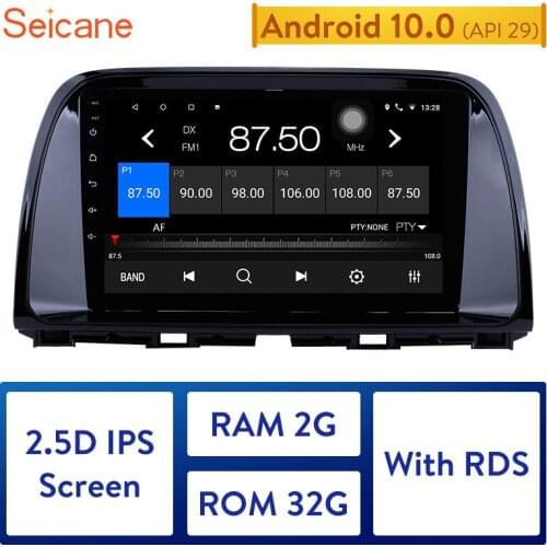 Seicane 9 inch HD 1024*600 Touchscreen 2Din Android 10.0 Car Radio WiFi Multimedia Player For 2012 2013-2015 Mazda Cx-5 cx5 cx 5