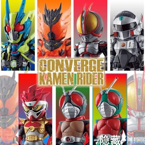 Bandai Genuine CANDY TOY Kamen Rider Converge Shining Hopper Cross-Z Faiz SKY Parado Action Figure Ornaments Toys Birthday Gifts