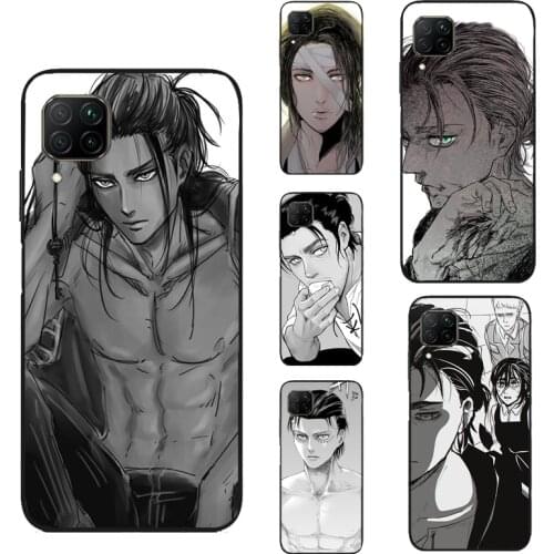 Eren Yeager Anime Attack on Titan For Huawei P30 Lite P40 P20 Pro Nova 5T P Smart 2019 Case For Honor 10X Lite 20 10i 8X