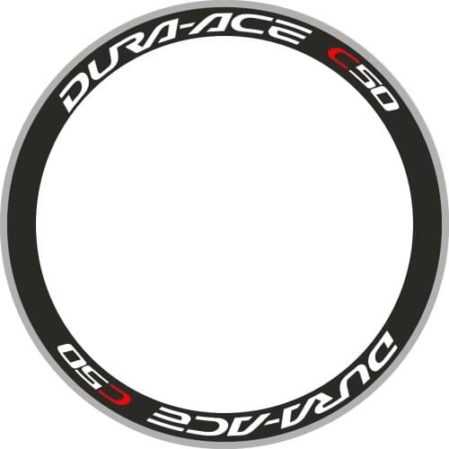 FOR 50mm Rims Wheel Stickers Rims Decals Sticker Reflective Waterproof For C50 Bicycle Bike Cycle Rim Decals TWO WHEELS