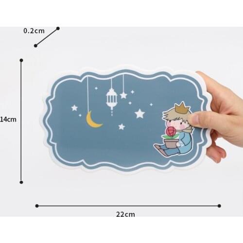 Roogo Cup Mat The Little Prince Cartoon Type Multifunction Coaster Home And Office Use Non-slip Pad Desktop Decoration