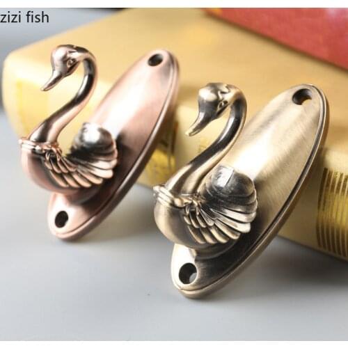 Alloy Swan Hook Bathroom Accessories Towel Rack Living Room Decoration Backdrop Display Hook Coat Rack Vintage Home Decor