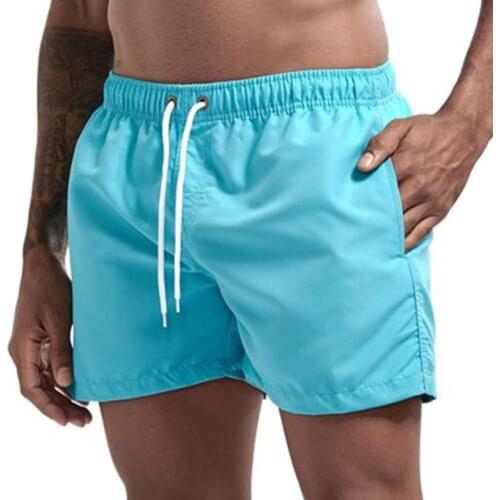 New Leisure Mens Swimwear Swim Shorts Trunks Beach Board Shorts Swimming Pants Swimsuits Mens Running Sports Surffing shorts