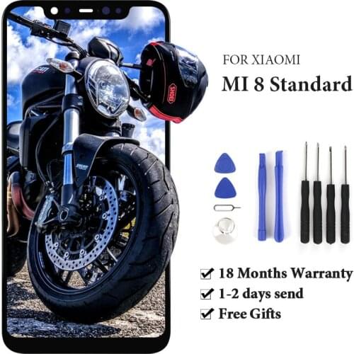 OEM High Quality No Dead Pixel Display For Mi 8 Standard LCD Touch Screen Panel With Frame Assembly