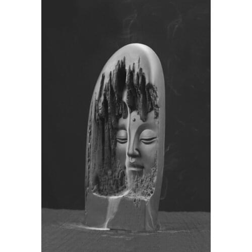 Atika Buddha Incense Holder Decorative Burner Ambient Scent Ceramic Handmade incense burner fragrant indoor incense burner