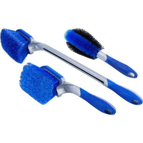 Car Wash wheel Hub Brush Long Handle Car Tire Cleaning Brush 3 Style