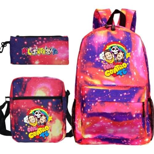 Me Contro Te Backpack Mochila for Students 3Pcs/Sets School bag Pencil Case Shoulder Bags boys girls Childrens Bookbags