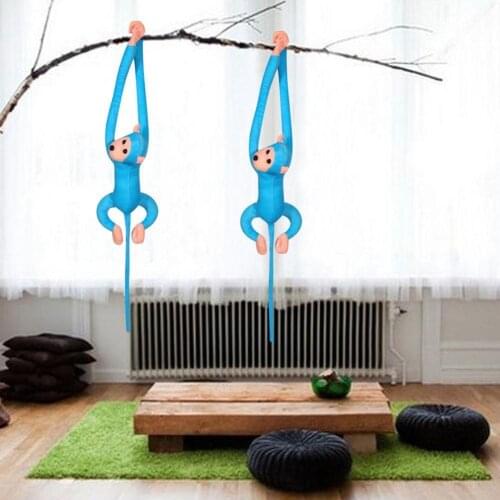 Cute Stuffed Monkey Plush Toy Doll Long Arm Hanging Gibbons Kids Birthday Gift Soft Cute Long Arms Gibbons