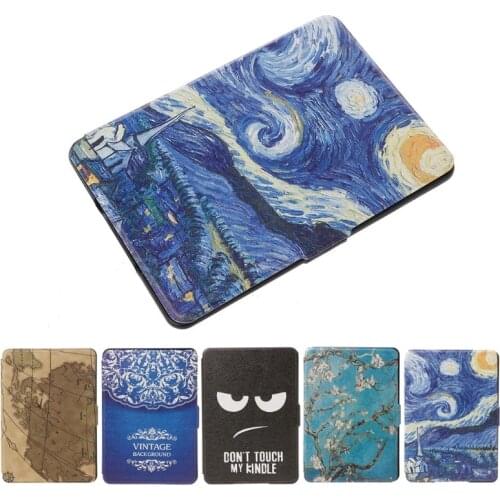 Slim Faux Leather Protective Shell Cover For 6\" Amazon Kindle Paperwhite 1/2/3