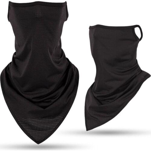 Breathable Ice Silk Face Scarf Balaclava Neck Cover Outdoor Sports Windproof Dust Bandana Bike Cycling Motorcycle Ski Scarf Wrap