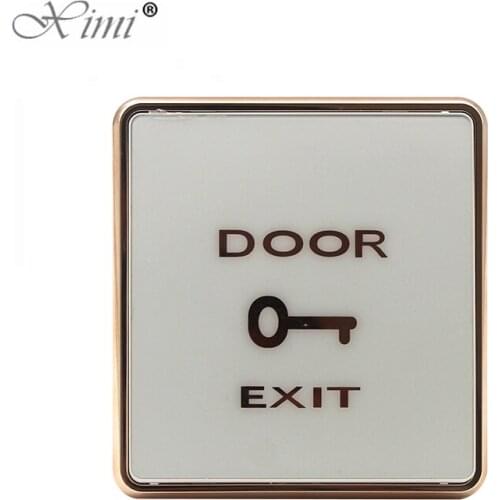 High Quality Metal Door Exit Button ED10W Door Push Exit Button For Access Control 10pcs Free Shipping