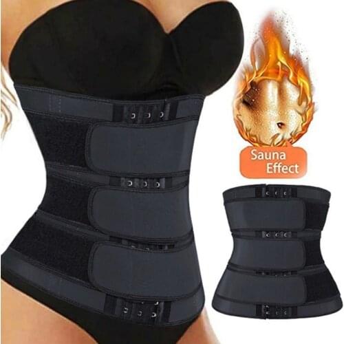 Women Shaperwear Waist Trainer Neoprene Body Shaper Women Slimming Sheath Belly Reducing Shaper Workout Trimmer Belt Corset