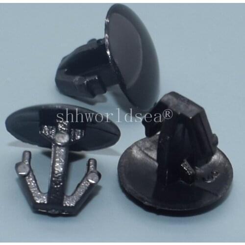 100pcs free shipping nylon black hood & trunk moulding retaining clip for Acura Integra for Honda Civic 1994-On 91518-SM4-003