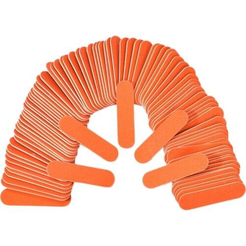 100 Pieces of Nail File Disposable Wooden Practical Nail Polisher Pedicure Nail Tool Nail Salon File