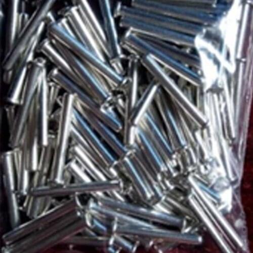 23pcs D2mm*16.5mm*3mm module power pin flat head cap straight needle tin-plating