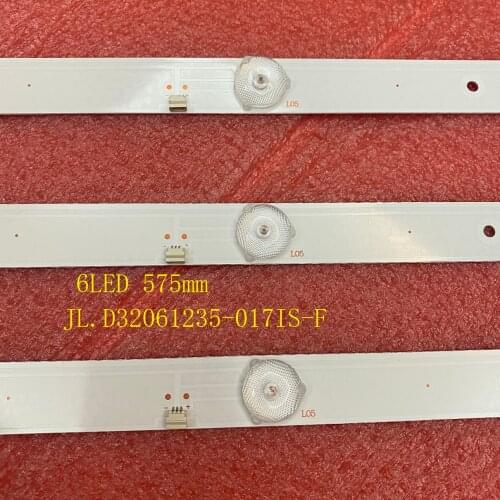 3pcs/set 6LED(6V) 575mm LED Backlight bar FOR TCL LE32D99 32LE12J JL.D32061235-0171S-F