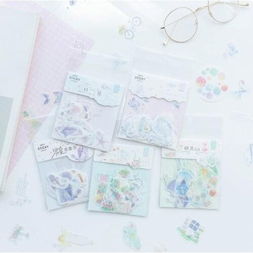 40pcs/lot Lovely Romantic Dream Series Label Sealing Stickers Diary Adhesive Scrapbooking Decorative DIY Stickers Stationery