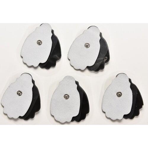 50pcs/lot hand shaped non-woven Self Adhesive replacement Electrode pads for muscle stimulator Tens massage machine pads