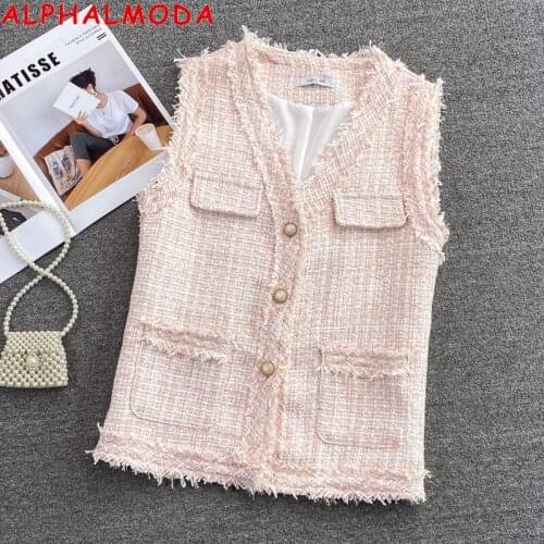 ALPHALMODA Women's Autumn Vests
