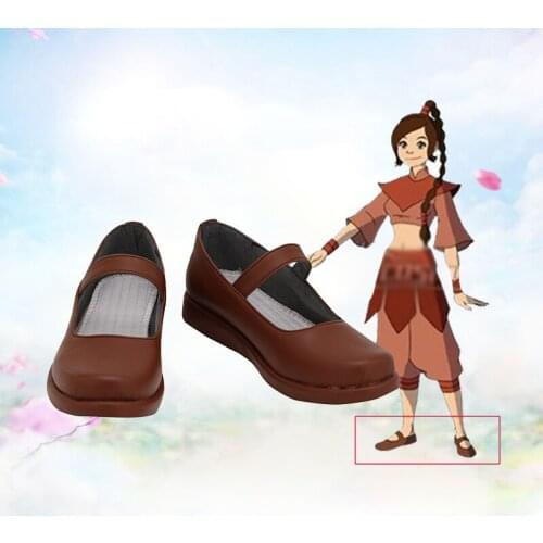 Anime Avatar: The Last Airbender TyLee Cosplay Shoes Boots Women Cosplay Prop Shoes Halloween