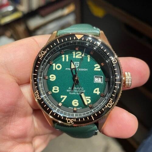 PAGANI DESIGN 2021 Luxury Business Sports Mechanical Wristwatch Brand Automatic Stainless Steel 100M Waterproof Watches Men