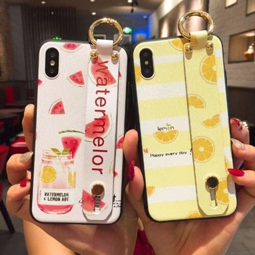 Phone Case for Samsung S10e S8 9 10 20 21 Ultra Plus Note8 9 10 20 Ultra Plus Soft Back Covers Matte Phone Cases Wrist Strap