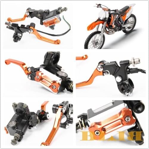 CNC 7/8" For Yamaha SEROW/YZ 225 250 YZ125 YZ250 TRICKER XT250X DT230 LANZA CNC Dirt Bike Brake Master Cylinder Clutch Levers