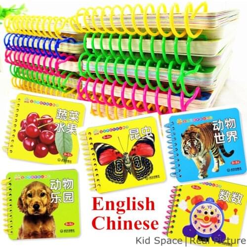 Baby Toys Learning Education Card Books For 2-4 Years Colorful Kids Early Development Education Books Toys Unfolding Activity