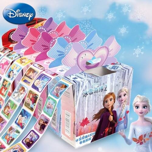 Disney Cartoon Removable Stickers Frozen 2 Elsa Anna Princess Sofia Cars Children Diary Notebook Decor Makeup Toy Stickers