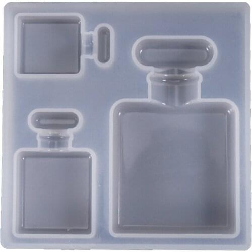 Perfume Shaped Crystal Epoxy Mould Silicone Mold Cake Mold Fondant Chocolate Mold Baking Tools Dried Flower Resin Decor Craft