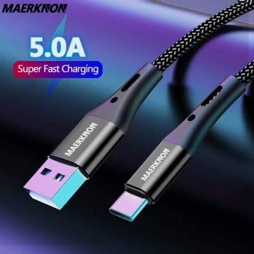 USB Type C Cable For Samsung S20 S10 Xiaomi mi 10 3A Fast USB Charging Type-C Charger Data Cable For Redmi Note 8 Pro USB-C Wire