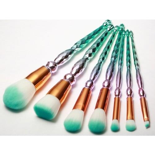 Makeup brush 2018 new arrival makeup brush Sets & Kits tail soft plastic Fiber Sculpting Brush powder eye shadow brush set wood