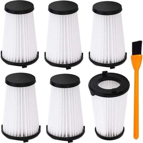 Pack of 6 Suitable for AEG CX7-2 AEF150 Vacuum Cleaner Filter HEPA Hypa Filter with 1 Cleaning Brush