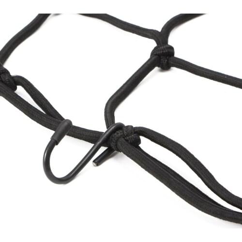 Motorcycle Luggage Net Bike 6 Hooks Hold Down Fuel Tank Luggage Mesh Web Styling