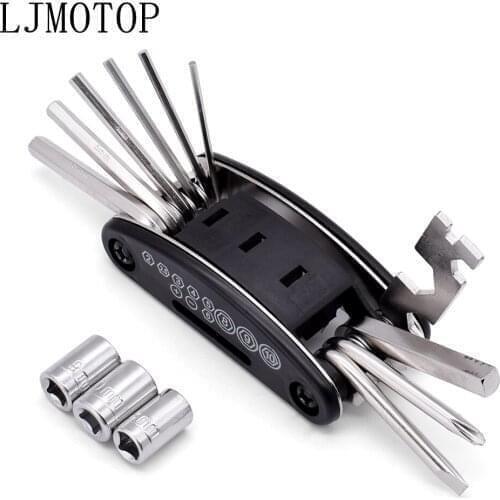 Hot Bike Motorcycle Mechanic Repair Tools Multi Function Screwdriver Kits For Kawasaki VERSYS 650 1000 300X KLZ1000 W800 Cafe