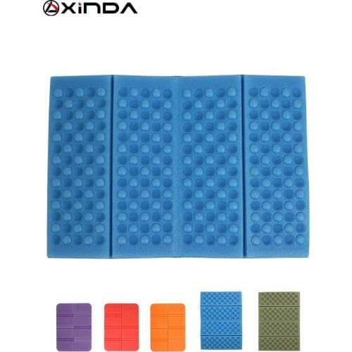 Outdoor single portable foldable cushion cool and heat insulation pad bus foam small cushion moisture-proof field mat