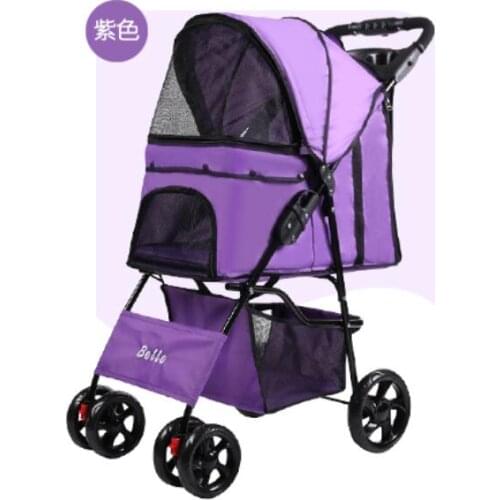 Portable Pet Stroller Folding dog cart Pet trolley